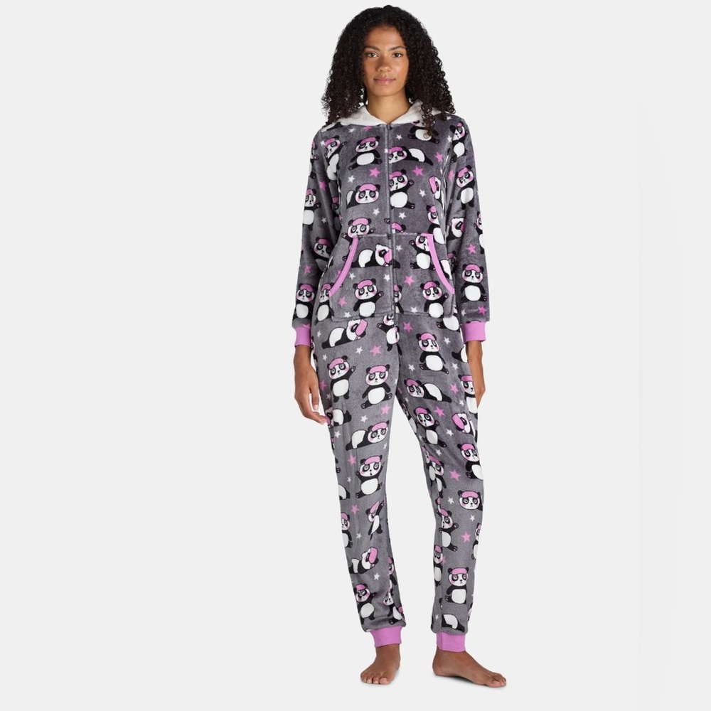 NWT Panda Onesie PJ Pajamas